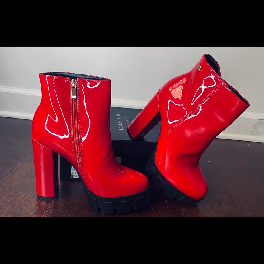 Red boots